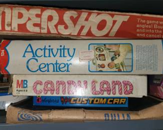 Assorted vintage boardgames