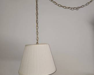 Vintage swag lamp