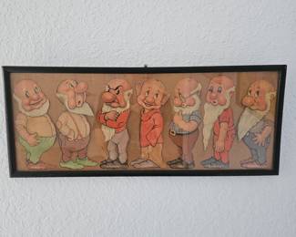 Seven dwarfs snow white disney