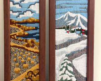 1970s Bernat Kit Four Seasons Tapestry