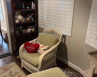 Wicker furniture, bookcase 