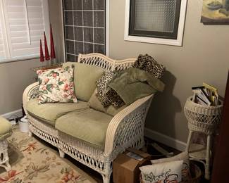 Wicker furniture 