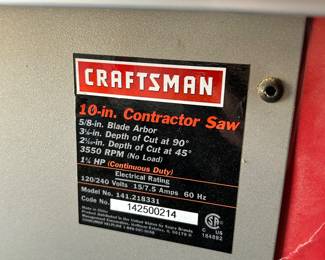 Contractor Saw