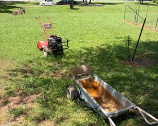 Tiller and lawn care items