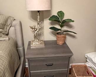 Lamps, bedside table