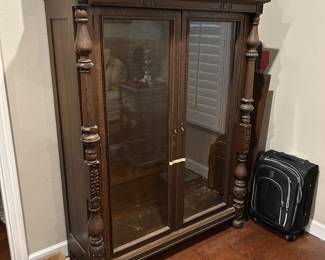 Antique curio cabinet