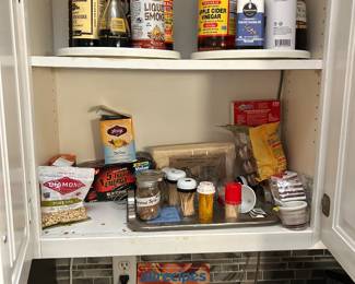 Spices, pantry items