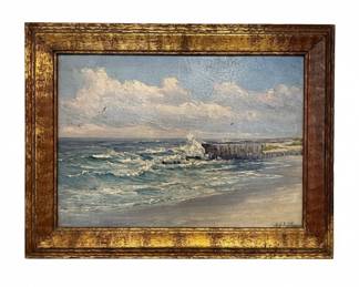 Edward Stratton Holloway "The Old Country Road" Oil on Canvas Painting