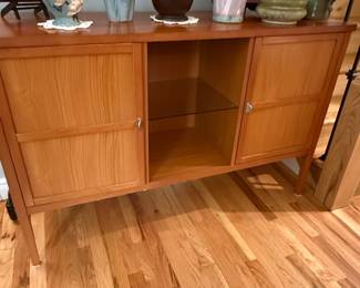 Calligaris Italian Sideboard with Glass Shelving