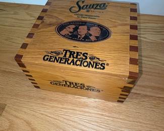 Sauza Tres Generaciones Tequila by Drew Estate Wooden Cigar Box