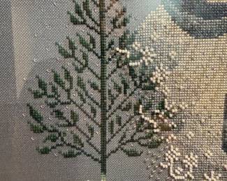 Lavender & Lace Ice Angel Counted Cross Stitch Pattern