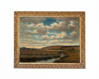 Harold L. Phelan Landscape Oil on Canvas
