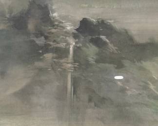 Tyrus Wong Vintage Landscape Lithograph 