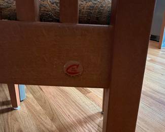 Calligaris Italian Dining Table and Chairs with Paisley Upholstery