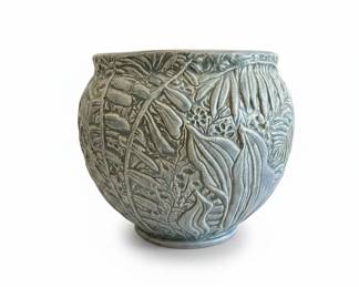 Vintage Weller Marvo Pattern Ceramic Jardiniere