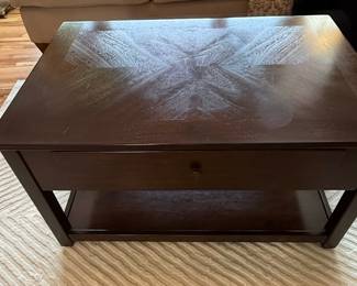 Lift-Top Coffee Table with Drawer and Shelf