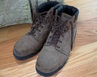 Wolverine Men's Brown Suede Steel Toe Work Boots