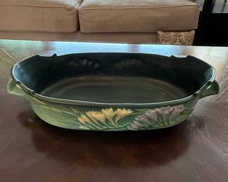 Roseville Pottery Freesia Console Bowl #468-12