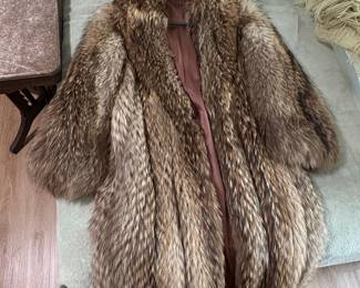 Vintage Raccoon Fur Coat