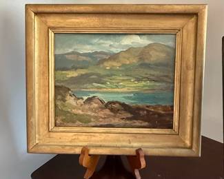 Vintage Landscape Painting, "Near Frontenac"