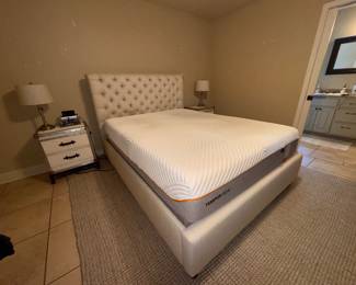 Queen Bed with newer mattresses. Purchased in 2017 from Pottery Barn. Available for presale. Price will be posted soon!
