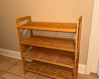 Bamboo Shoe Rack