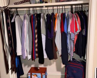 Young men's clothing, Shoes, belts, luggage and LEGOS
