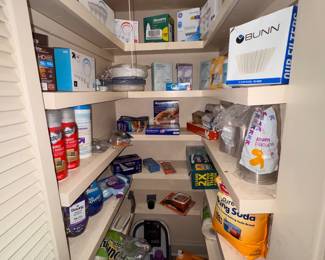Cleaning Supplies, light bulbs, etc. 