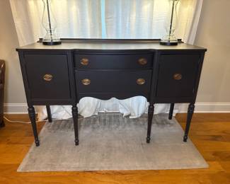 Antique Hepplewhite-style buffet. Has been completely restored and very beautiful. Measures approx. 60 x 36 1/2 x 19”d