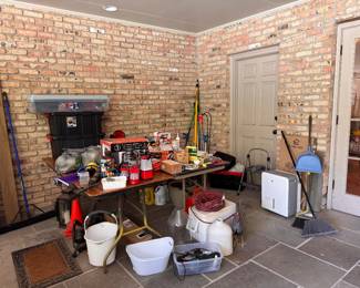 Garage/shop items, also includes Holiday decor