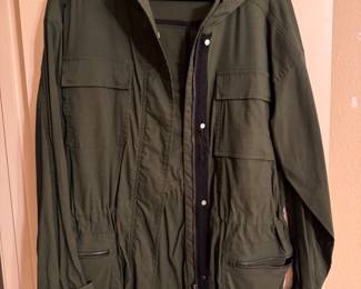Athleta Outpost olive green utility jacket