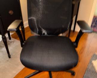 Mesh-back office chair