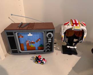 LEGO Nintendo Entertainment System (71374), Star Wars Luke Skywalker (Red Five) Helmet (75327), Hot Wheels Mario Kart die cast vehicle
