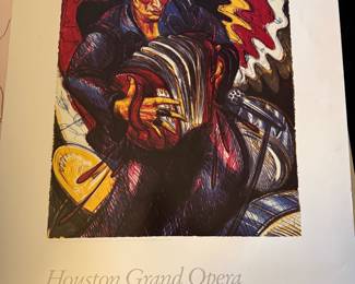 Luis Jimenez signed poster