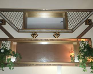 MCM Illinois Moulding Atomic shadowbox mirror
