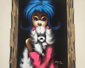 MCM velvet painting
