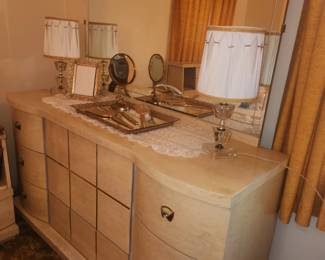MCM dresser with mirror