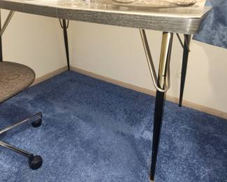 MCM formica table and 4 chairs