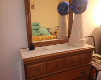 Vintage Homestead by Sears dresser with mirror