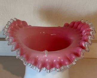 Fenton Silver Crest Top Hat - Pink