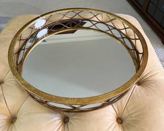 24" mirrored try or wall hanging