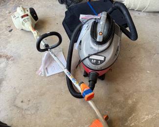 Stihl string trimmer, shop vac