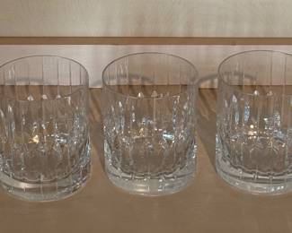 3 Mikasa "Park Avenue" Double Old Fashioned Glasses