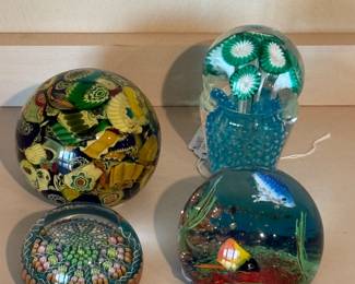 Vintage paperweights