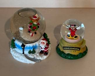 Disney snow globes