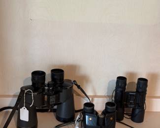 Bushnell, Nikon, Tasco binoculars