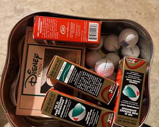 Golf Balls & Disney Theme Golf Set
