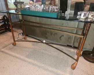Golf theme sofa table (coffee table also available)