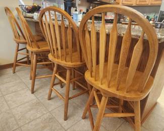 Qty 4 counter height stools
