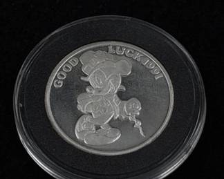 disney .999 silver coin